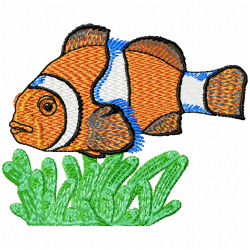 Fishes Embroidery Design 7 Fishes Embroidery Design 7